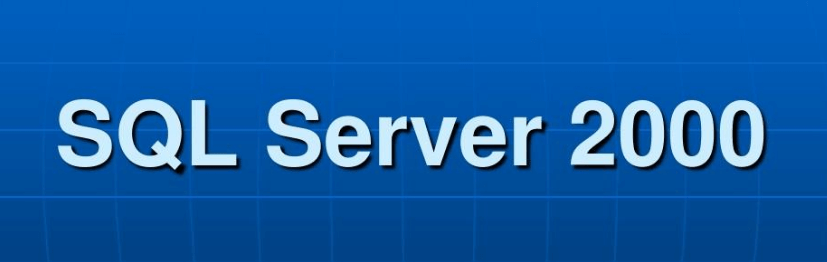 SQLserver2000