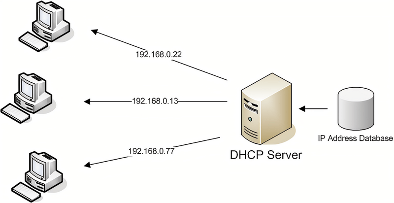 DHCP为客户机自动分配IP地址