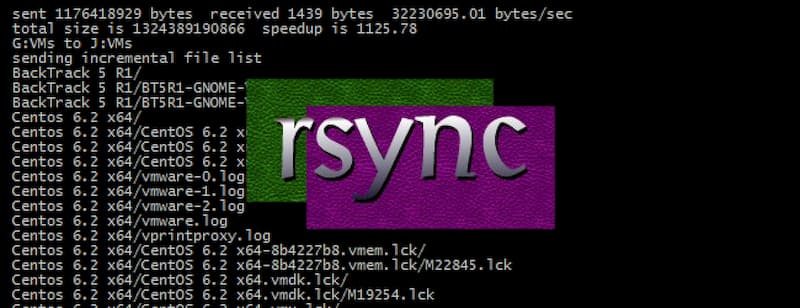 rsync同步文件夹