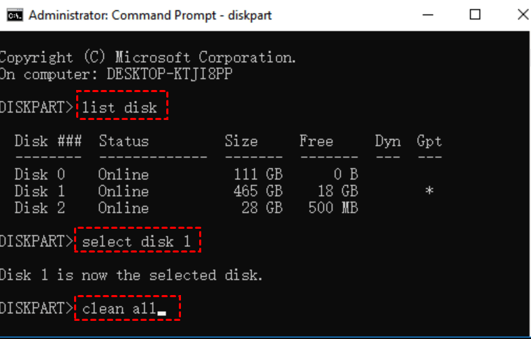 DiskPart Clean与Clean All：选择哪一个更好？